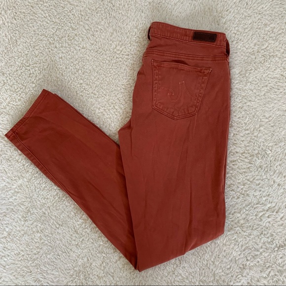 AG Jeans - The Stilt Cigarette Leg Burnt Orange - Picture 2 of 8